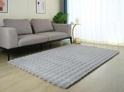 Ковер BUBBLE PREMIUM 0,8*1,5 прямой MS2000 L.GREY