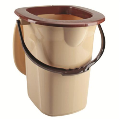 Ведро-туалет DDStyle 19л. кофе/молочный 09044 (1/10)