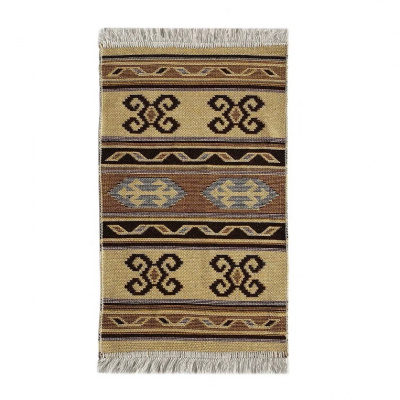 Коврик KILIM 1шт (60*120) хлопковый с бахромой UK10 6121004 коричневый