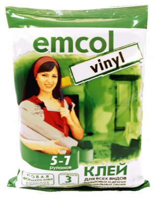 Клей обойный "EMCOL" виниловый 200 гр