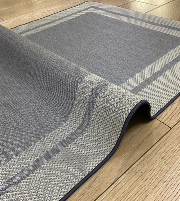 Коврик ZALEL Придверный 80*120см арт.3015 grey