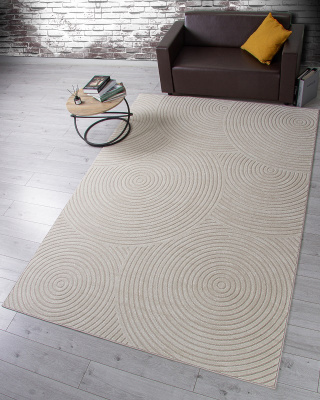 Ковер DIOS 1,0*2,0 прямой F410 LIGHT CREAM