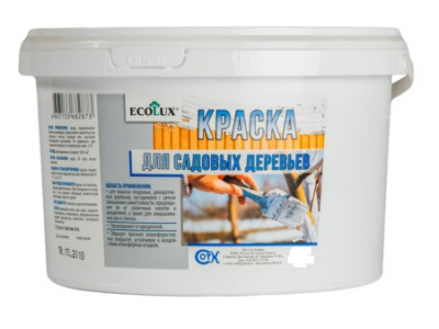 Краска ECOLUX для садовых деревьев  1,3 кг. (6)