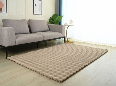 Ковер BUBBLE PREMIUM 0,8*1,5 прямой MS2000 BEIGE
