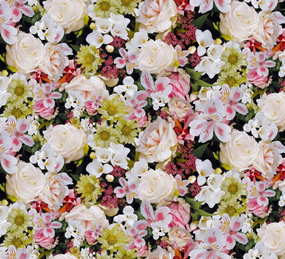 1753-00 Клеенка Florista на нетканой основе 1,4*20м