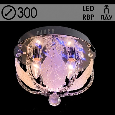 55655/300 CR 3х40W E14 LED-RBP ПДУ d300 Светильник потолочный (1)