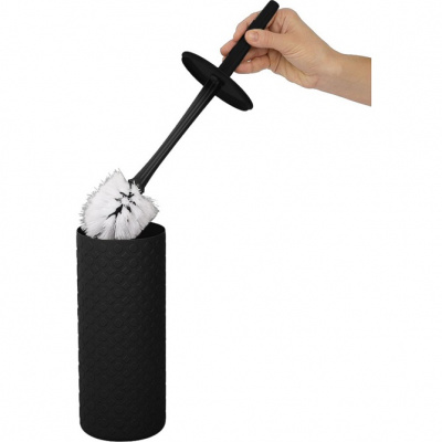 Комплект WC (ерш+подставка) Plast Team Black РТ502110028