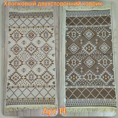 Коврик ZALEL "VOSTOK 14" 1шт (60*90) с бахромой 