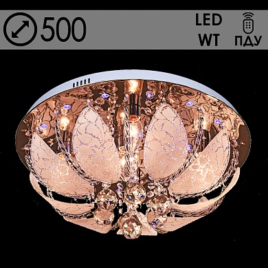 55653/500 CR 5х40W E14 LED-WT ПДУ Светильник потолочный (1)
