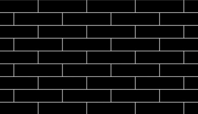 Кухонный фартук Light 0,8мм "Черная плитка Brillo" 600*3000мм [11]