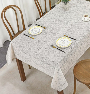 511WH Клеенка Merletti ажурная без основы (1,4*20м) белый.