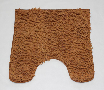 Коврик "Макароны" U-type 50*50 (коричневый)