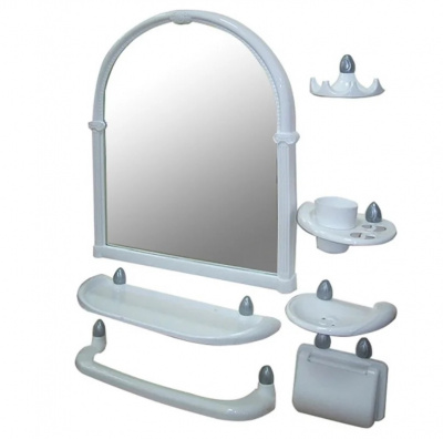 Набор для ванной Олимпия (белый) РП-861 (1/5) 