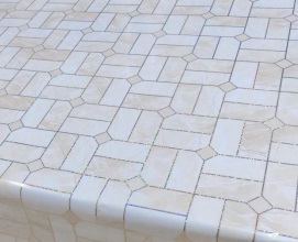 3681B Клеенка LASER 0,8м*20м (непрозрачный фон) (толщина 0,6мм) (20)