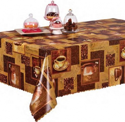 1004-00 Клеенка Florista на нетканой основе 1,4*20м (кофе)