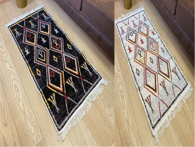 Коврик ZALEL "VOSTOK 2060" 1шт (60*120) с бахромой