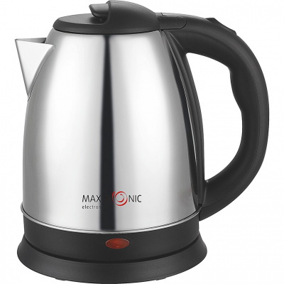 Чайник эл. MAXTRONIC MAX-501 1500Вт 1,5л диск, корпус, нерж.сталь 70473