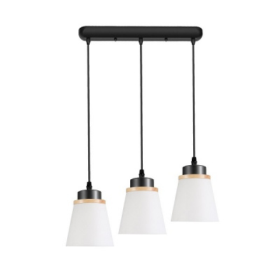 30136/3L BK WT+WD 3хЕ27 плафон-пластик Светильник подвесной (1) ЭК