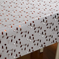 0087Y Клеенка Tango "Metallic" на тканой основе 1,4м*20м (20) серебро