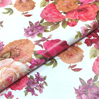 GW-21798 Клеенка Флорина на нетканой основе 1,37м*20м (20) (771A)