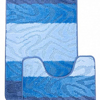 Коврик BENGAL ZEBRA 2шт (50*80см) голубой (blue) SLV 19