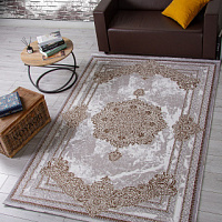 Ковер HALIF 1,6*2,3 прямой F580 GRAY-GREEN