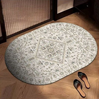 Коврик ROOMIS войлок блестящий 50*80см овал V120