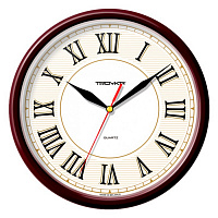 91931915 бордовый D225мм Часы настенные TROYKATIME