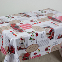 Клеенка Глянец "Ягоды и фрукты" на тканой основе 1,4м*20м (20) GX-1178A
