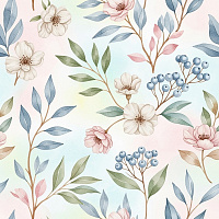 STS5986 Клеенка GRACE (глянец) на тк/осн. 1,37м*20м (20)