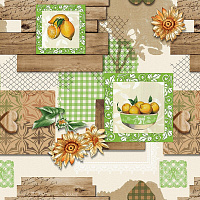 NJ-6509-4 Клеенка GRACE гладкая нетканая основа 1,35*25м