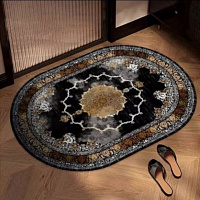 Коврик ROOMIS войлок блестящий 50*80см овал V116