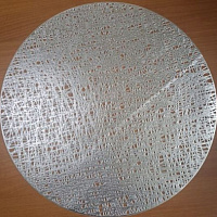 Салфетки Monica D38см Iv6A2076-silver (серебро) 12 шт/уп (12)