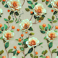 Клеенка Стамбул на нетканой основе 1,4м*20м (20) J35