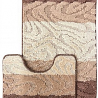 Коврик BENGAL ZEBRA 2шт (50*80см) коричневый (brown) SLV 19