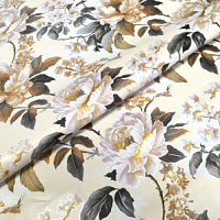 GW-21701 Клеенка "FLOWERS" на тканевой основе 1,37м*20м (20) (LM-501FB)