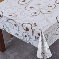 9247D Клеенка PRESTIGE прозрачная с лазерной печатью 1,37*20м (20) 