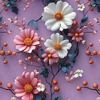 STS956A Клеенка GRACE (глянец) на тк/осн. 1,37м*20м (20)