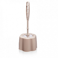 Комплект WC (ерш+подставка) "Стандарт" серо-бежевый (30) Э-150