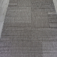 Ковер Циновка KAIR 1,6*3,0 прямой S139 DARK GRAY