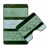 Коврик ZALEL "HURREM "2шт (60*100/50*60) (green) зеленый