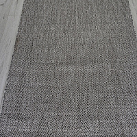 Ковер Циновка KAIR 1,0*2,0 прямой S156 DARK GRAY