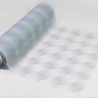 6110 Клеенка LASER 0,8м*20м (прозрачный фон) (толщина 0,6мм) (20)