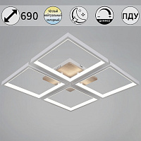 78560-0.3-04 WH+WOOD D690 136W ПДУ Светильник светодиодный (1)