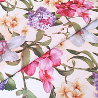 GW-21794 Клеенка Флорина на нетканой основе 1,37м*20м (20) (596A)