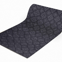 Ковровая дорожка ОРНАМЕНТ 0,8*15м серый 01