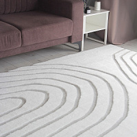 Ковер RABBIT CARVING 2,0*2,9 прямой PX4002 CREAM / GREY