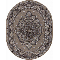 Ковер PRAGA 0,8*1,5 овал 06021A - BEIGE / BEIGE
