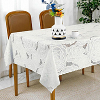 656WH Клеенка Merletti ажурная без основы (1,4*20м) белый.