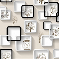 STG546A Клеенка GRACE (глянец) на тк/осн. 1,37м*20м (20)